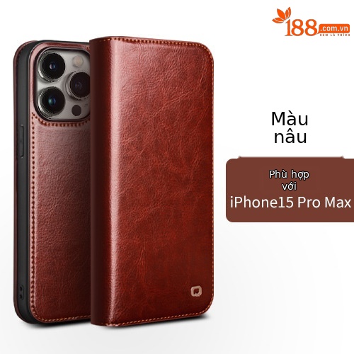 IPhone15 pro max kiểu cổ điển màu nâu