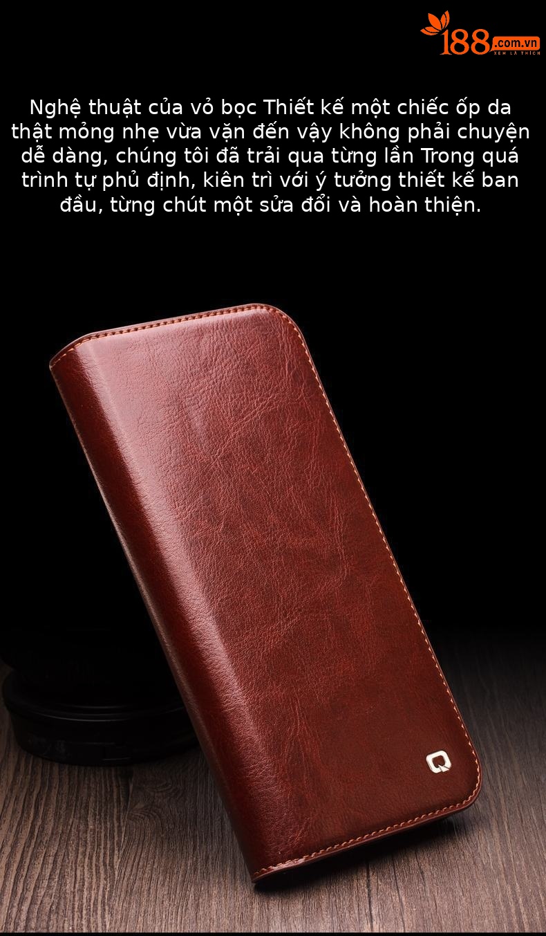 Ốp lưng iPhone 15 Pro Max da thật, nắp gập tích hợp giá đỡ, bảo vệ toàn diện — IPhone15 màu nâu cổ điển, IPhone15 màu đen cổ điển, IPhone15 plus màu nâu cổ điển, IPhone15 plus màu đen cổ điển chi tiết 5