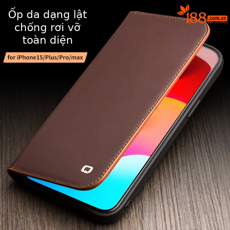 Ốp lưng da thật bọc toàn bộ chống rơi cho iPhone 15 Pro Max — IPhone15 màu nâu cổ điển thế hệ thứ hai, IPhone15 cổ điển thế hệ thứ hai màu đen, IPhone15 pro màu nâu cổ điển thế hệ thứ hai, IPhone15 pro cổ điển thế hệ thứ hai màu đen