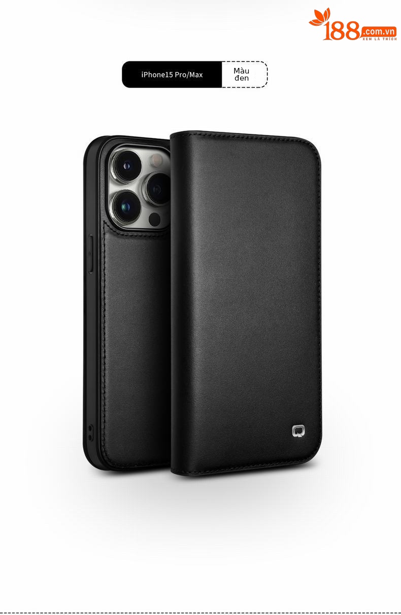 Ốp lưng da thật bọc toàn bộ chống rơi cho iPhone 15 Pro Max — IPhone15 màu nâu cổ điển thế hệ thứ hai, IPhone15 cổ điển thế hệ thứ hai màu đen, IPhone15 pro màu nâu cổ điển thế hệ thứ hai, IPhone15 pro cổ điển thế hệ thứ hai màu đen chi tiết 10
