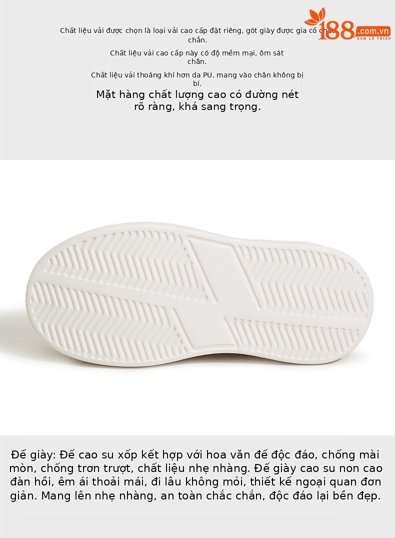 Giày sneaker nữ chunky đế dày trắng platform mùa hè 2025 — Bạc, Trắng, Trắng, đen chi tiết 7