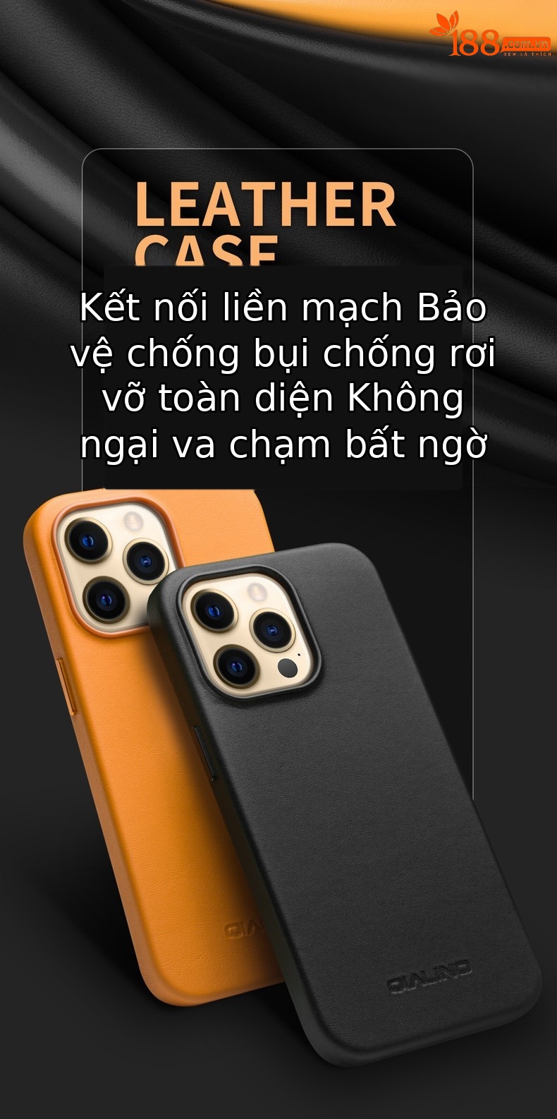 Ốp lưng da thật từ tính cho iPhone 13 Pro Max, bảo vệ mini sang trọng — IPhone13 pro max 6,7 inch phiên bản chính thức hấp thụ từ màu sắc nửa đêm, IPhone13 pro max phiên bản chính thức 6,7 inch màu anh đào hấp thụ từ, IPhone13 pro max phiên bản chính thức 6,7 inch tiêu từ màu xanh lam, IPhone13 pro max phiên bản chính thức 6,7 inch màu nâu vàng hấp thụ từ tính chi tiết 2