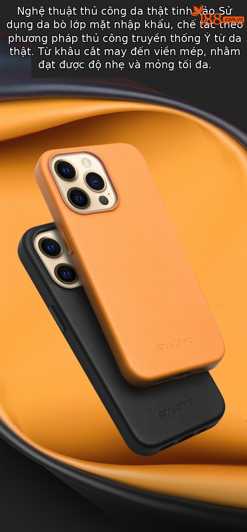 Ốp lưng da thật từ tính cho iPhone 13 Pro Max, bảo vệ mini sang trọng — IPhone13 pro max 6,7 inch phiên bản chính thức hấp thụ từ màu sắc nửa đêm, IPhone13 pro max phiên bản chính thức 6,7 inch màu anh đào hấp thụ từ, IPhone13 pro max phiên bản chính thức 6,7 inch tiêu từ màu xanh lam, IPhone13 pro max phiên bản chính thức 6,7 inch màu nâu vàng hấp thụ từ tính chi tiết 8