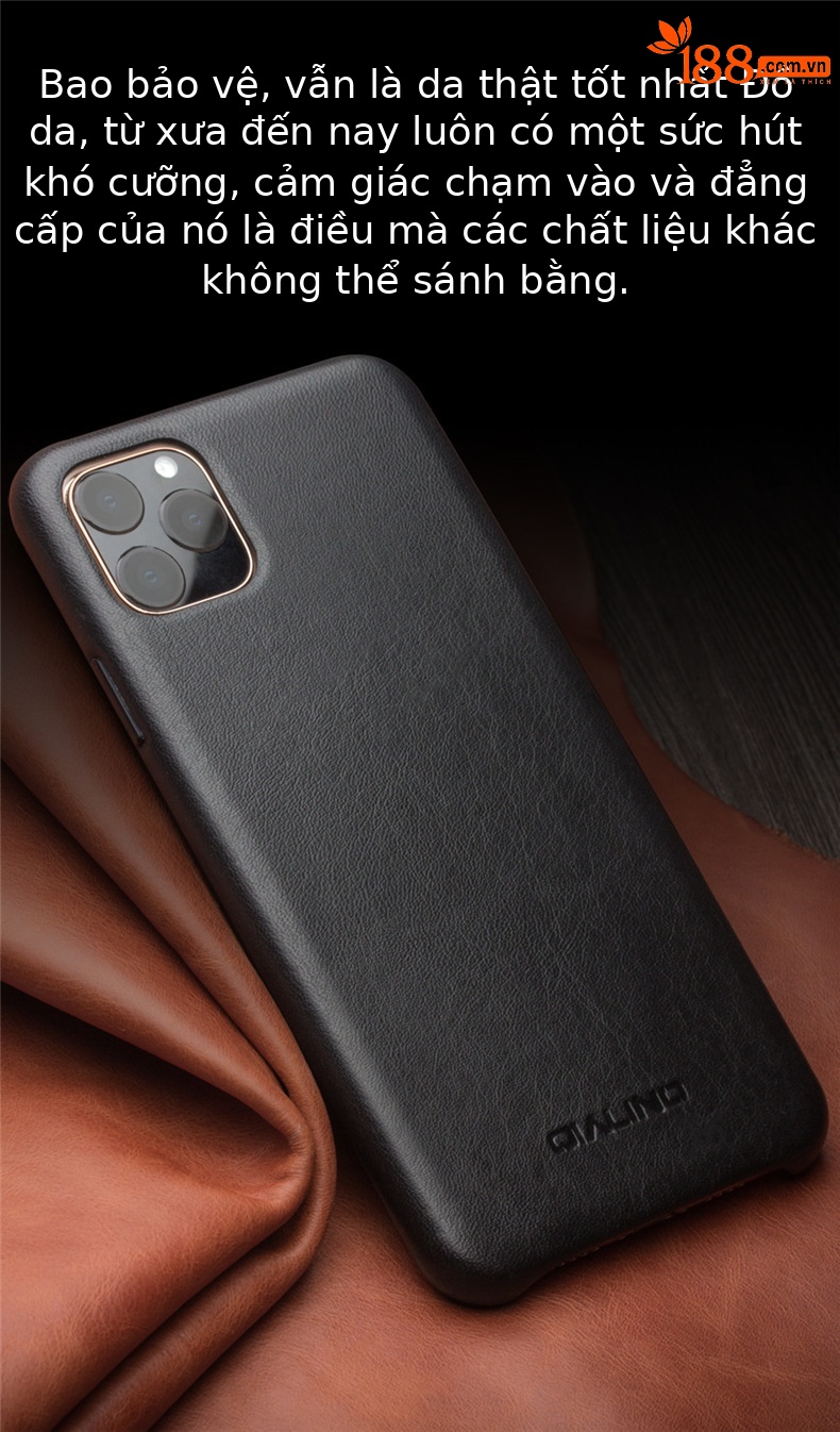 Ốp lưng da thật bao da cho iPhone 11 Pro Max — IPhone 11 Pro 5,8 inch màu đỏ chính thức, IPhone 11 Pro 5,8 inch màu nâu nhạt chính thức, IPhone 11 Pro Max 6,5 inch màu đen chính thức, IPhone 11 Pro Max 6,5 inch màu đỏ chính thức chi tiết 3