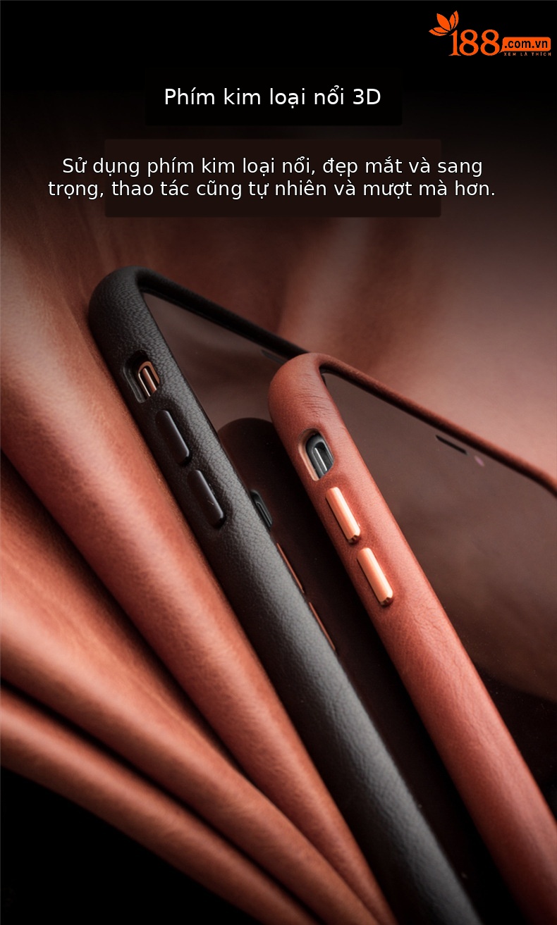 Ốp lưng da thật bao da cho iPhone 11 Pro Max — IPhone 11 Pro 5,8 inch màu đỏ chính thức, IPhone 11 Pro 5,8 inch màu nâu nhạt chính thức, IPhone 11 Pro Max 6,5 inch màu đen chính thức, IPhone 11 Pro Max 6,5 inch màu đỏ chính thức chi tiết 8