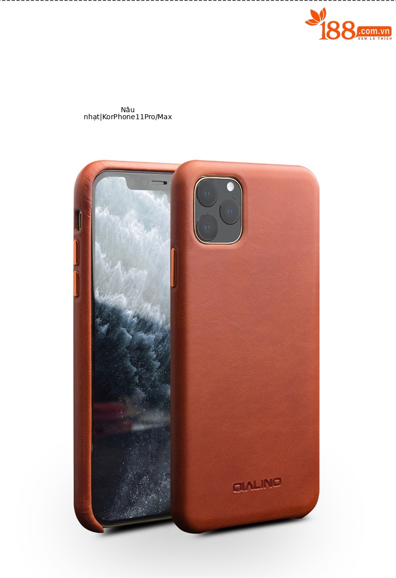 Ốp lưng da thật bao da cho iPhone 11 Pro Max — IPhone 11 Pro 5,8 inch màu đỏ chính thức, IPhone 11 Pro 5,8 inch màu nâu nhạt chính thức, IPhone 11 Pro Max 6,5 inch màu đen chính thức, IPhone 11 Pro Max 6,5 inch màu đỏ chính thức chi tiết 13