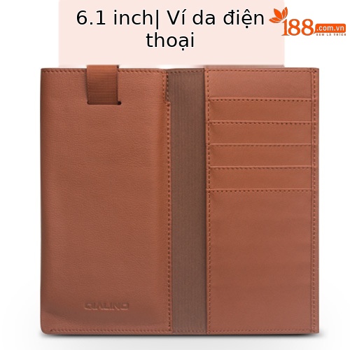 【 6.1inch 】iphone 11 ví kiểu màu nâu
