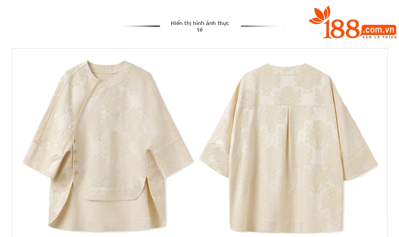 Bộ áo chân váy phong cách Trung Quốc mùa xuân hè chất liệu rayon rộng rãi — Áo, Váy nửa chi tiết 16