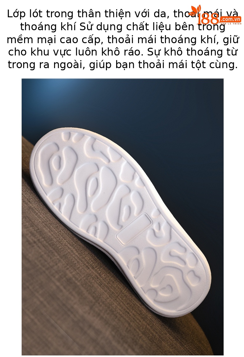 Giày sneaker nữ đế dày chunky mặt lưới phối trắng đa năng — Màu đen chi tiết 9