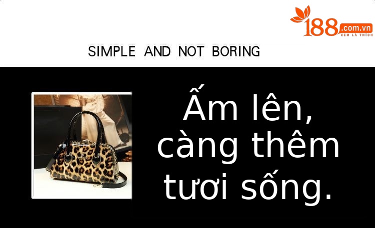Túi xách tay da thật nữ trung niên dáng đứng sang trọng, đeo chéo dung tích lớn — Vân báo, Màu đen, Màu đỏ rượu, Màu xanh lục đậm chi tiết 2