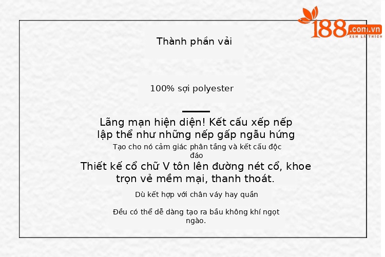 Áo kiểu nữ cổ chữ V xếp ly thủ công tay ngắn màu trơn — Màu đen, Màu tím, Màu xám, Màu xanh lá chi tiết 3