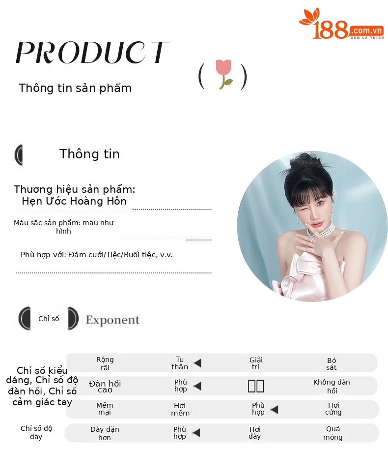 Đầm dạ hội maxi satin thắt eo kiểu Pháp — Màu hồng chi tiết 5