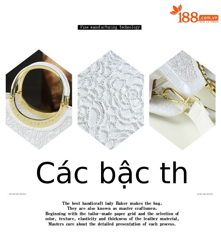 Túi xách tay da thật vân cá sấu đeo vai đeo chéo thời trang — Màu đỏ rượu, Màu trắng, Màu đen chi tiết 3