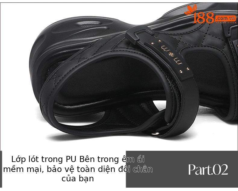 Dép sandal nữ xỏ ngón đế bệt đi biển mùa hè đế dày chống mài mòn — 7128 Màu đen, 7128 màu be chi tiết 16