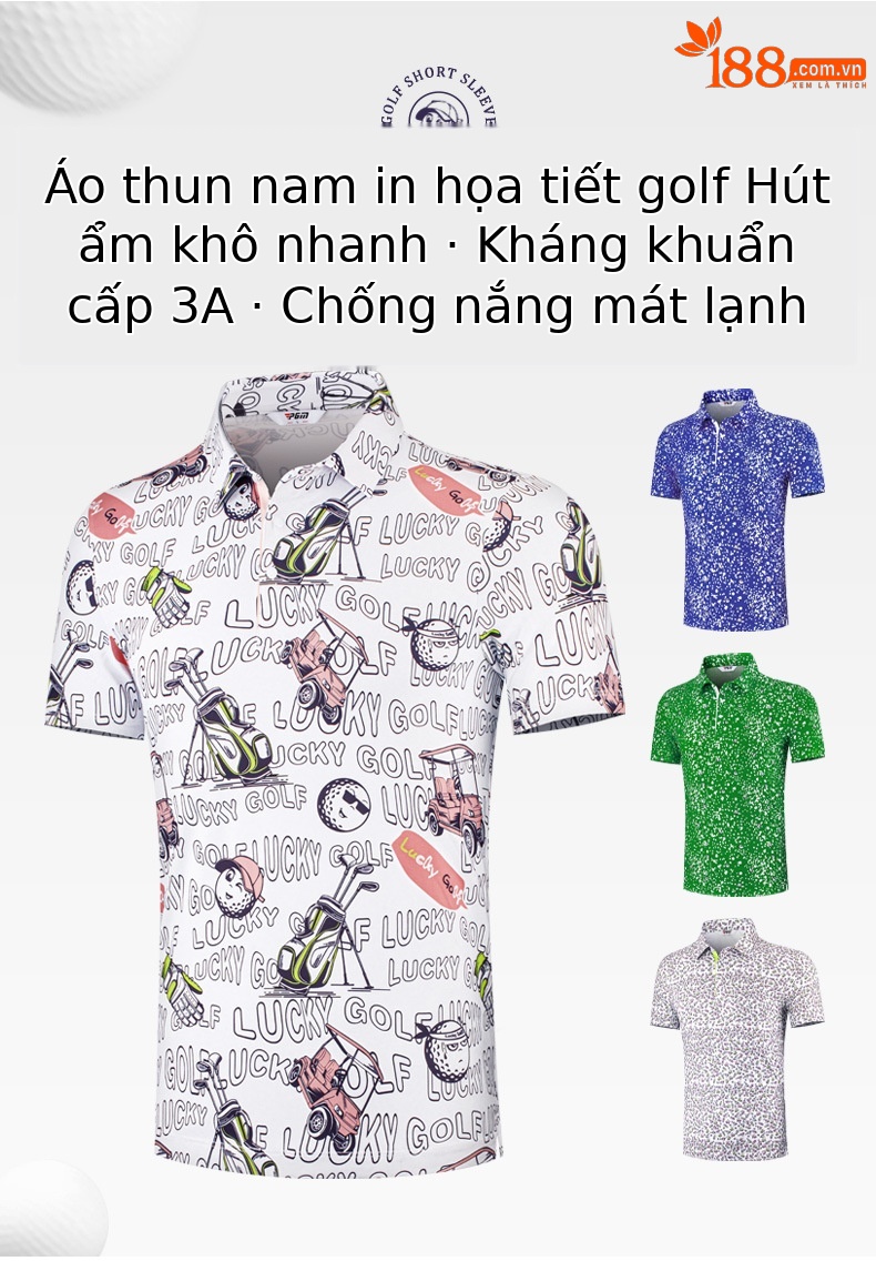 Áo polo golf nam tay ngắn in họa tiết kỹ thuật số, chất liệu nhanh khô thoáng mát — Trắng in hoa lớn tay ngắn [in kỹ thuật số/diệt khuẩn cấp 3A/hút ẩm nhanh khô/chống nắng mát] YF805, Tay ngắn chấm bi nền xanh [in kỹ thuật số/diệt khuẩn cấp 3A/hút ẩm nhanh khô/chống nắng mát] YF805, Trắng in hoa ngắn tay [in kỹ thuật số/diệt khuẩn cấp 3A/hút ẩm nhanh khô/chống nắng mát] YF805 chi tiết 2