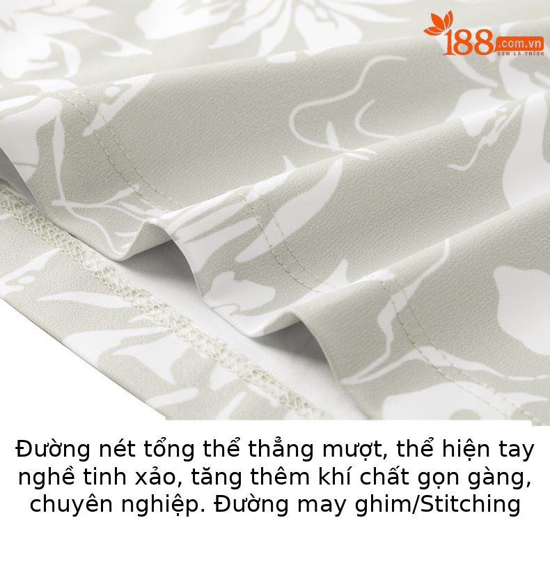 Áo polo nam PGM tay ngắn in họa tiết kỹ thuật số nhanh khô — Kaki hoa tay ngắn [in kỹ thuật số/hút ẩm nhanh khô/đàn hồi cao bốn mặt/nút ve áo] YF806 chi tiết 11