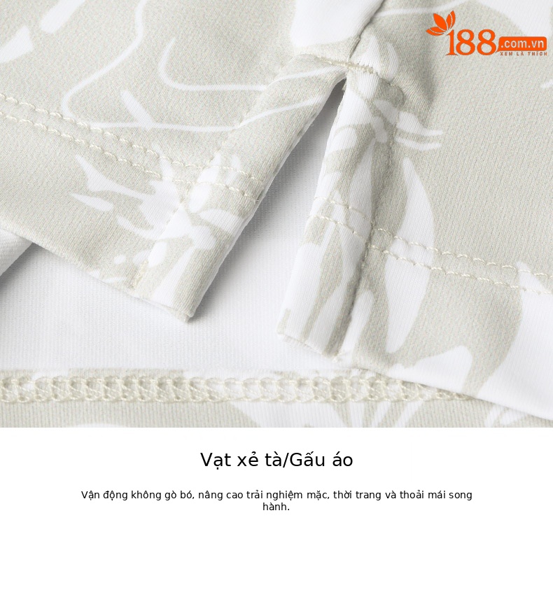 Áo polo nam PGM tay ngắn in họa tiết kỹ thuật số nhanh khô — Kaki hoa tay ngắn [in kỹ thuật số/hút ẩm nhanh khô/đàn hồi cao bốn mặt/nút ve áo] YF806 chi tiết 12