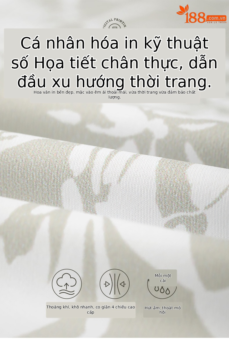 Áo polo nam PGM tay ngắn in họa tiết kỹ thuật số nhanh khô — Kaki hoa tay ngắn [in kỹ thuật số/hút ẩm nhanh khô/đàn hồi cao bốn mặt/nút ve áo] YF806 chi tiết 3