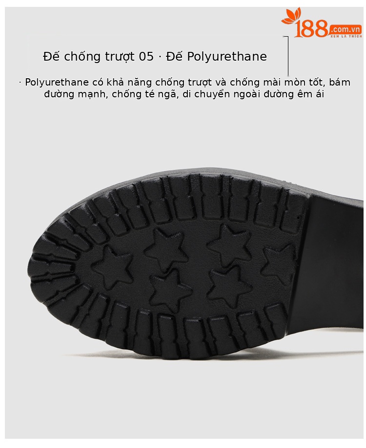 Sandal peep toe nữ gót vuông đế dày phong cách La Mã mùa hè 2025 — Màu đen chi tiết 9