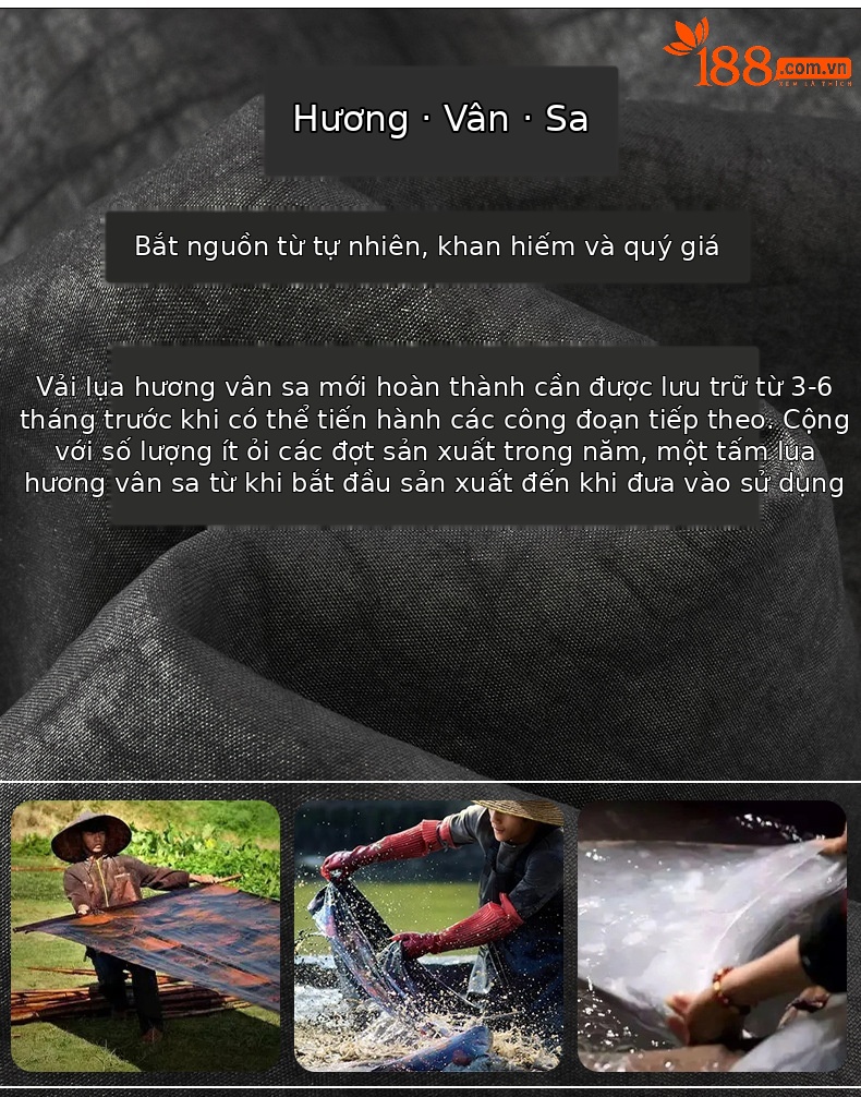 Quần tây nam ống côn lụa dâu tằm mùa hè phong cách Trung Hoa — G5006 màu đen chi tiết 5