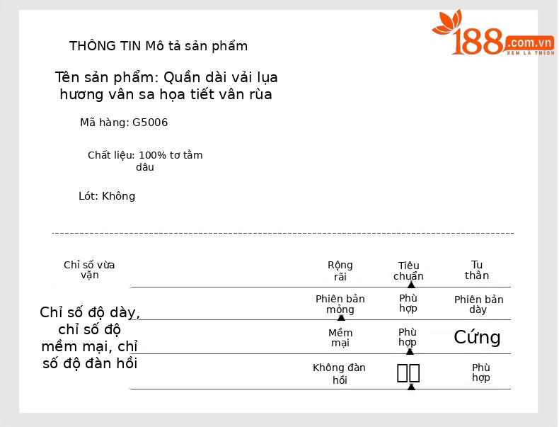 Quần tây nam ống côn lụa dâu tằm mùa hè phong cách Trung Hoa — G5006 màu đen chi tiết 10