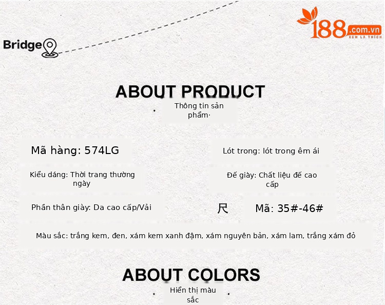 Giày thể thao cổ điển N tăng chiều cao 574 đế dày phong cách chạy bộ — 574LG Yuanzu xám chi tiết 6