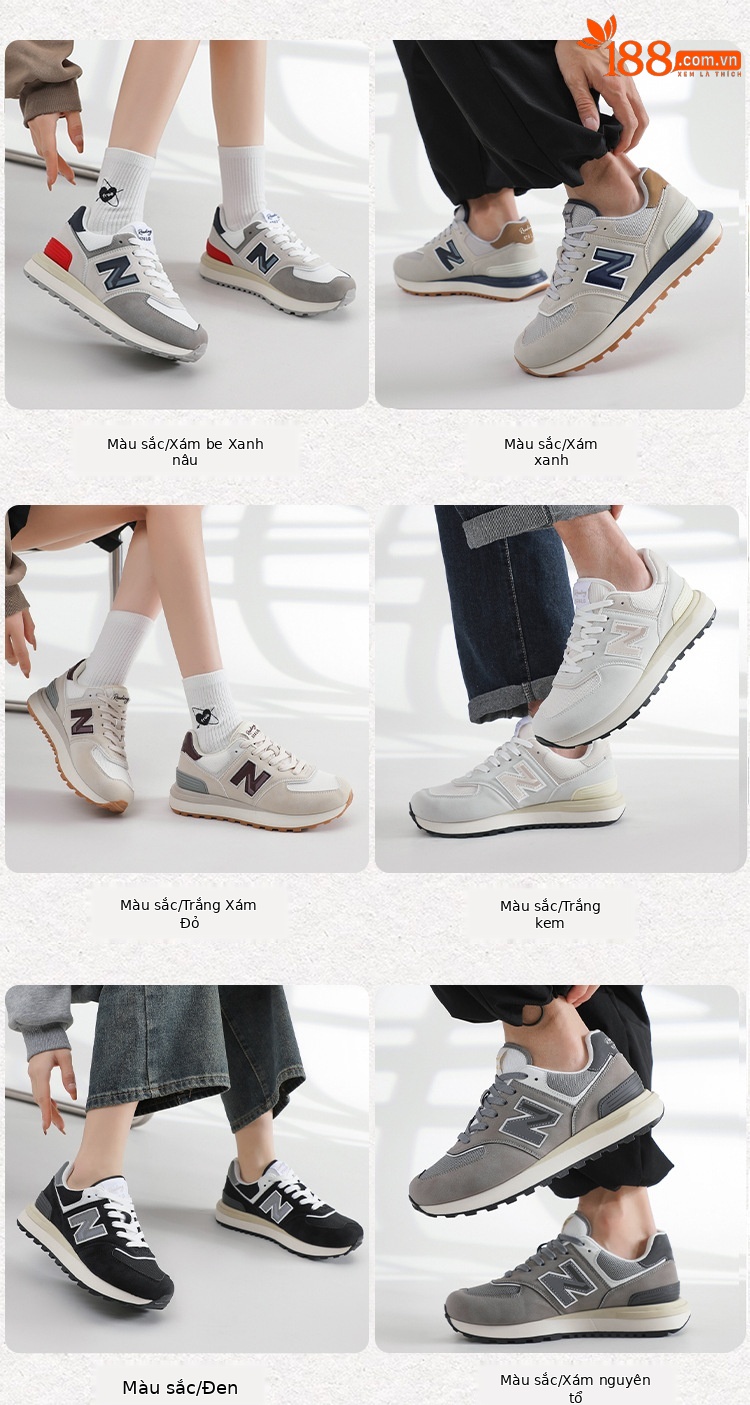 Giày thể thao cổ điển N tăng chiều cao 574 đế dày phong cách chạy bộ — 574LG Yuanzu xám chi tiết 8