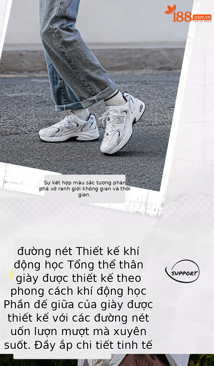 Giày thể thao chunky đế dày tăng chiều cao phong cách thời trang — 530 xanh lục xám chi tiết 8