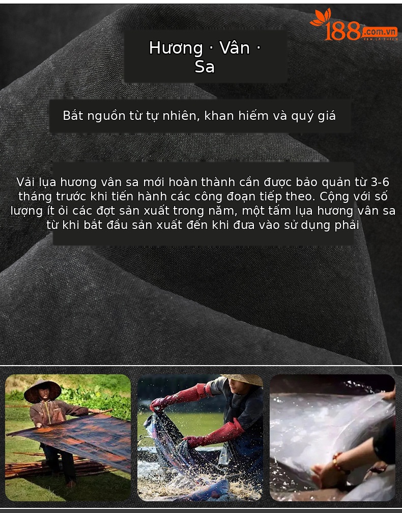 Quần tây nam ống côn vải sợi mây thơm mùa hè, chất lụa tơ tằm cao cấp, phong cách Trung Quốc — Màu đen Y25B008 chi tiết 5