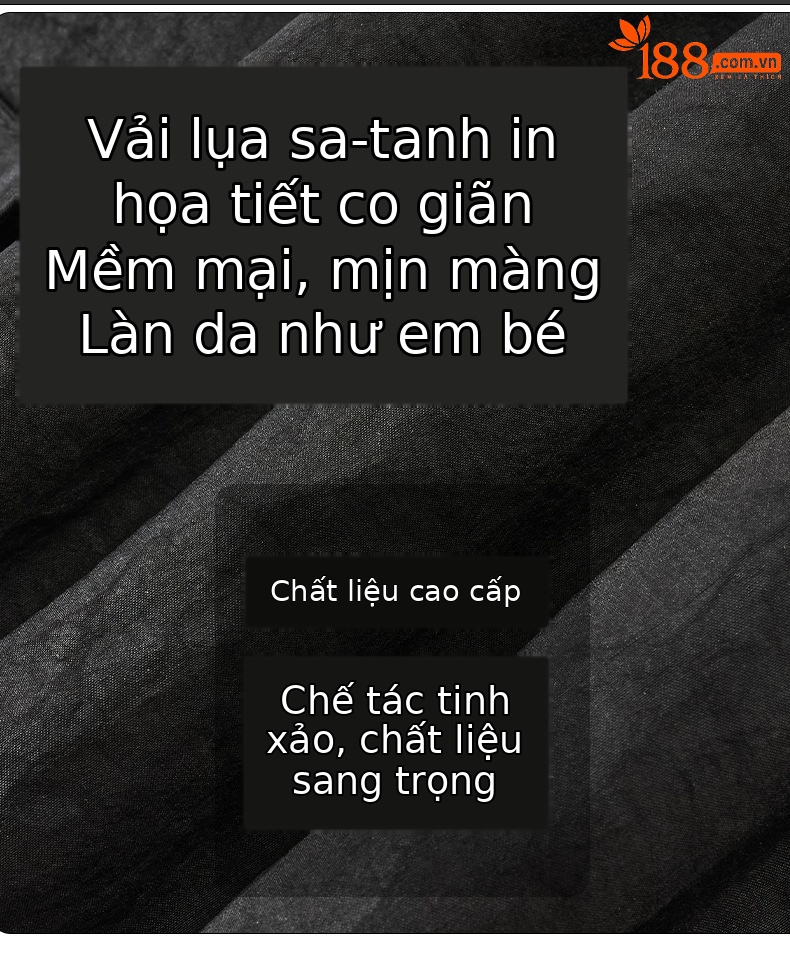 Quần tây nam ống côn vải sợi mây thơm mùa hè, chất lụa tơ tằm cao cấp, phong cách Trung Quốc — Màu đen Y25B008 chi tiết 6