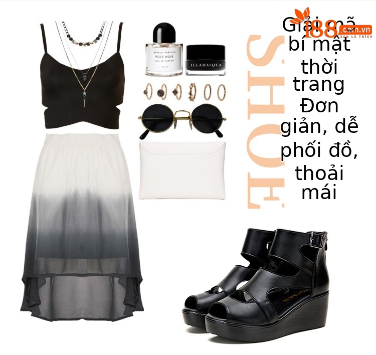 Sandal peep toe nữ đế xuồng cao gót vuông phong cách La Mã — Màu đen chi tiết 4