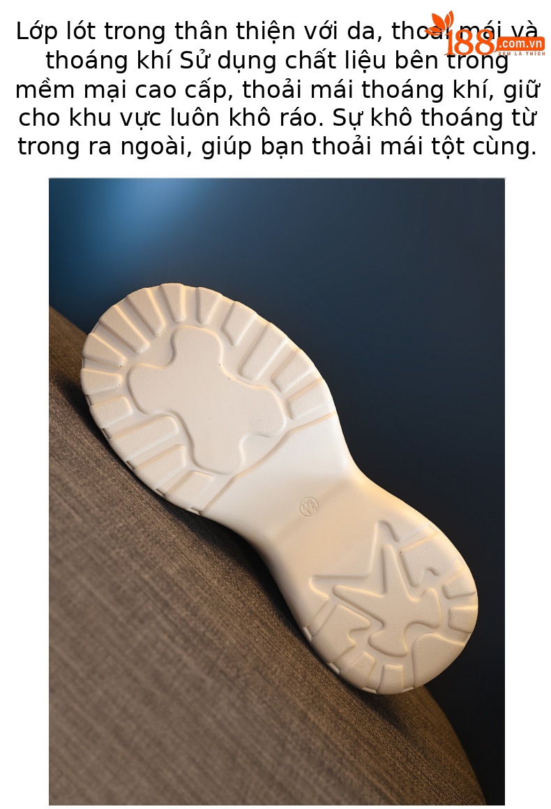 Giày lười nữ mũi vuông đế dày tăng chiều cao, miệng nông thoải mái — màu be chi tiết 9