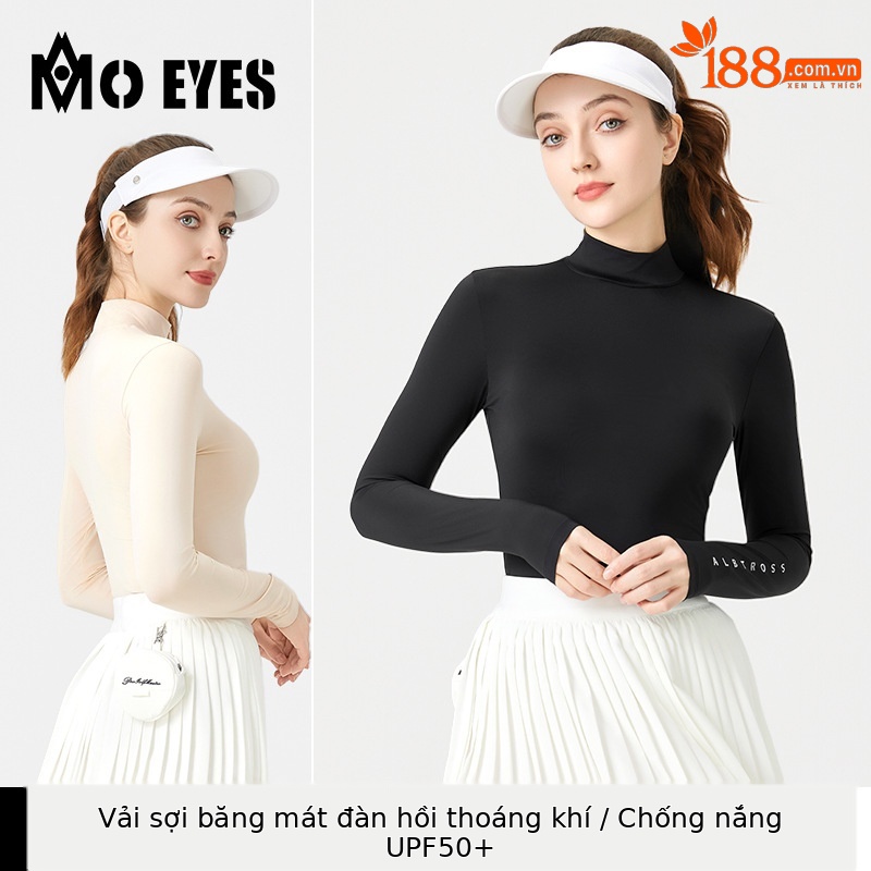 Áo chống nắng nữ dài tay UPF50 lụa lạnh thoáng khí — Áo mặc trong màu đen [UPF50/lụa lạnh/thoáng khí/đàn hồi cao] M25YF035, Áo mặc trong màu trắng [UPF50/lụa lạnh/thoáng khí/đàn hồi cao] M25YF035, Áo mặc trong màu da [UPF50/lụa lạnh/thoáng khí/đàn hồi cao] M25YF035