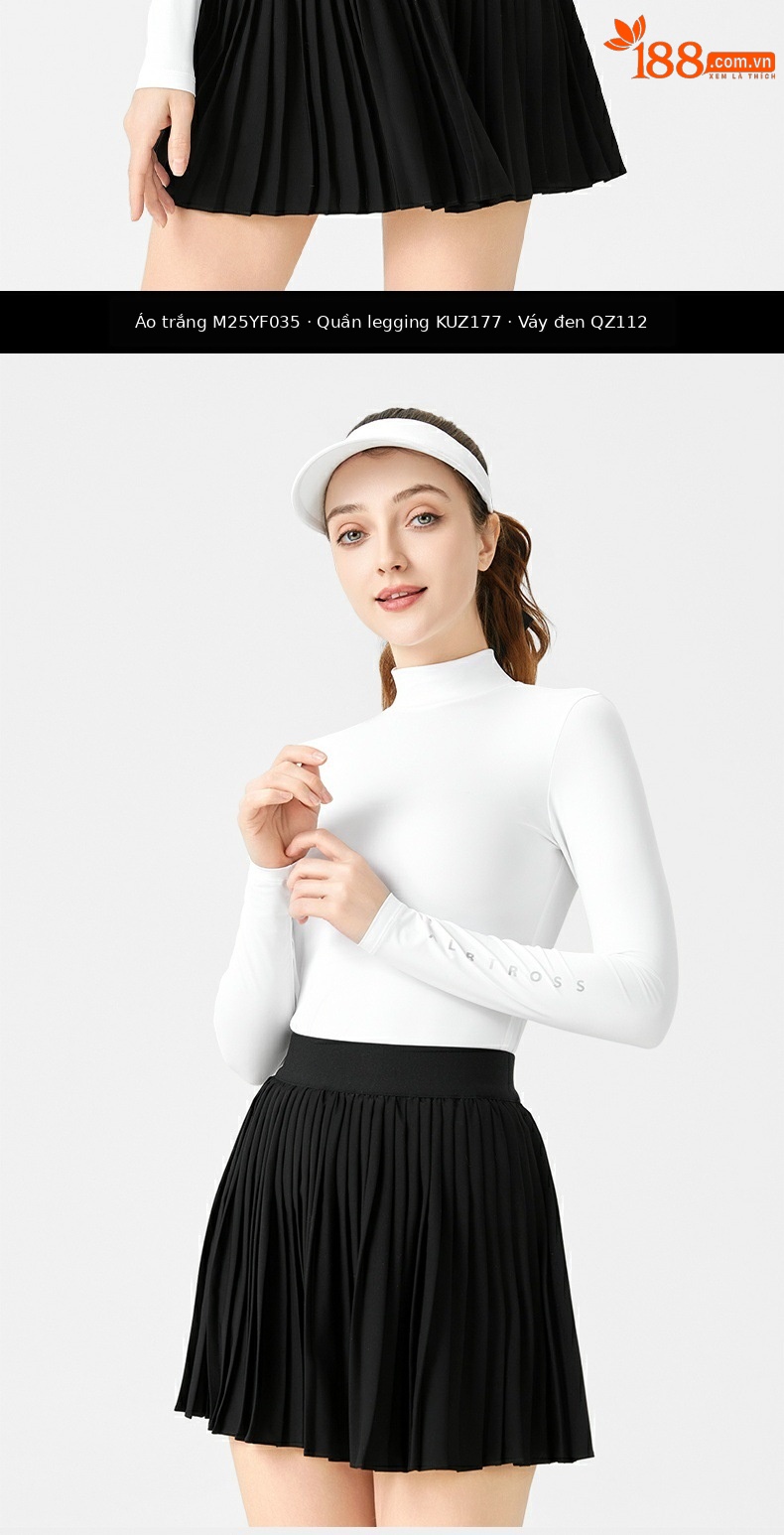 Áo chống nắng nữ dài tay UPF50 lụa lạnh thoáng khí — Áo mặc trong màu đen [UPF50/lụa lạnh/thoáng khí/đàn hồi cao] M25YF035, Áo mặc trong màu trắng [UPF50/lụa lạnh/thoáng khí/đàn hồi cao] M25YF035, Áo mặc trong màu da [UPF50/lụa lạnh/thoáng khí/đàn hồi cao] M25YF035 chi tiết 11