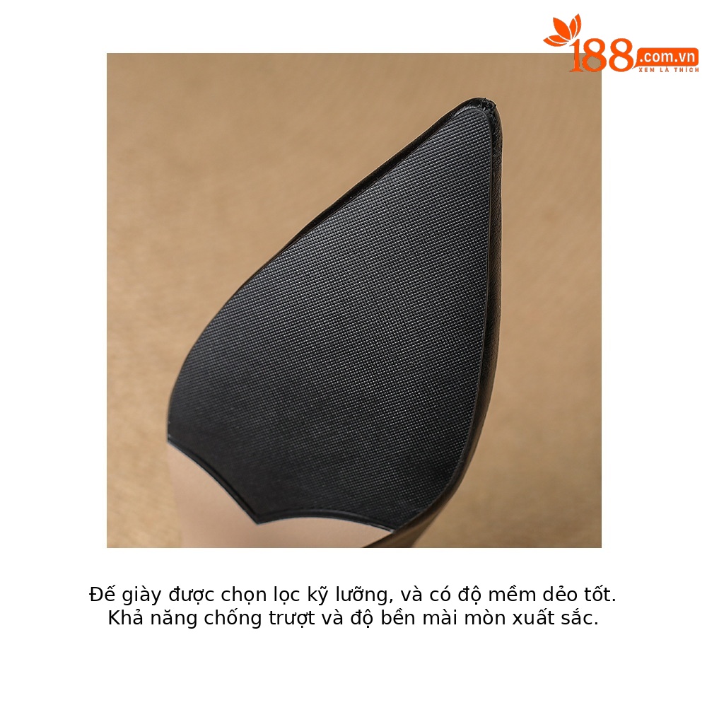 Dép mule nữ da cừu mũi nhọn cao gót 5 cm – sandal hè dáng suông — đen, vàng chi tiết 17