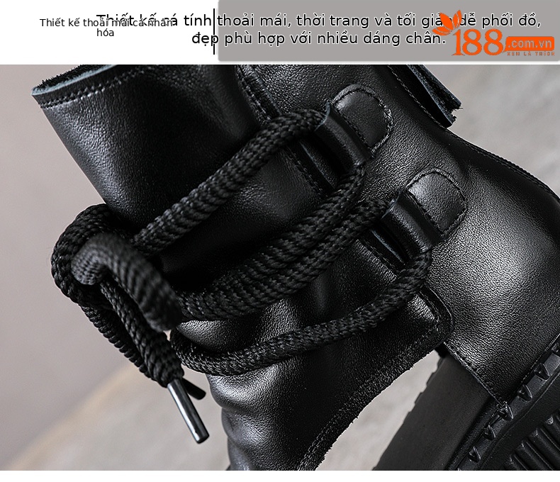 Sandal nữ đế dày da bò kiểu La Mã rỗng tăng chiều cao — đen chi tiết 5