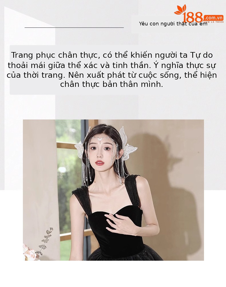 Đầm dạ hội đen lệch vai dáng chữ A thanh lịch — đen chi tiết 2
