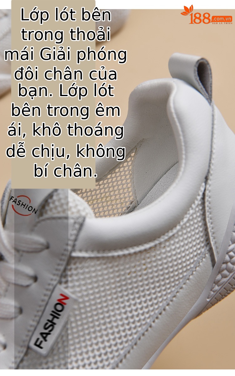 Giày sneaker nữ da thật đế mềm thoáng khí, giày đi bộ Doudou mùa hè — Đen 58219 [Lưới mùa hè], Xám Be 58219 [Lưới Mùa Hè], Trắng 58219 [Lưới mùa hè], Xám Be 58231 [Phong Cách Xuân Thu] chi tiết 19