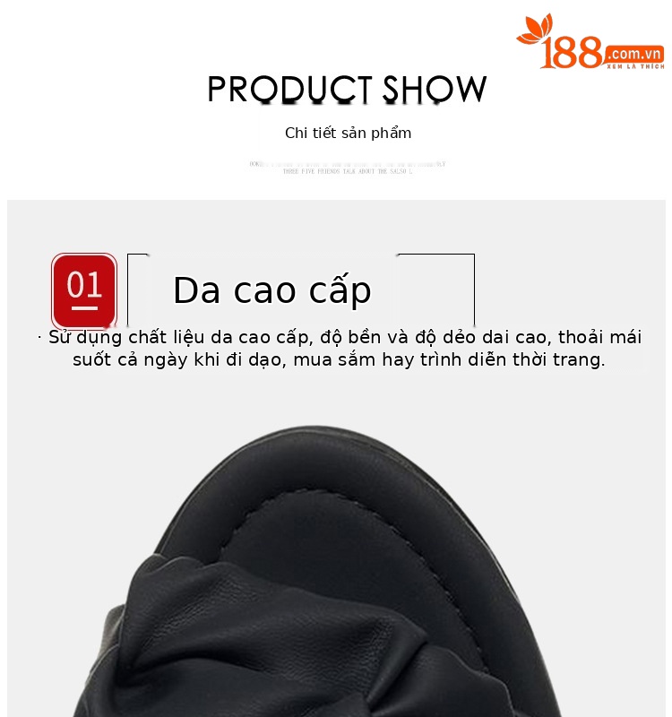 Sandal cao gót nữ đế platform gót vuông 8,5 cm mũi hở thời trang — Màu mơ 8,5 cm, Màu đen 8,5 cm, Màu đen 6.5cm, Màu mơ 6,5 cm chi tiết 8