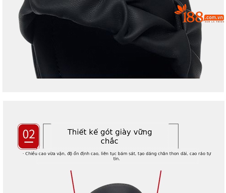 Sandal cao gót nữ đế platform gót vuông 8,5 cm mũi hở thời trang — Màu mơ 8,5 cm, Màu đen 8,5 cm, Màu đen 6.5cm, Màu mơ 6,5 cm chi tiết 9