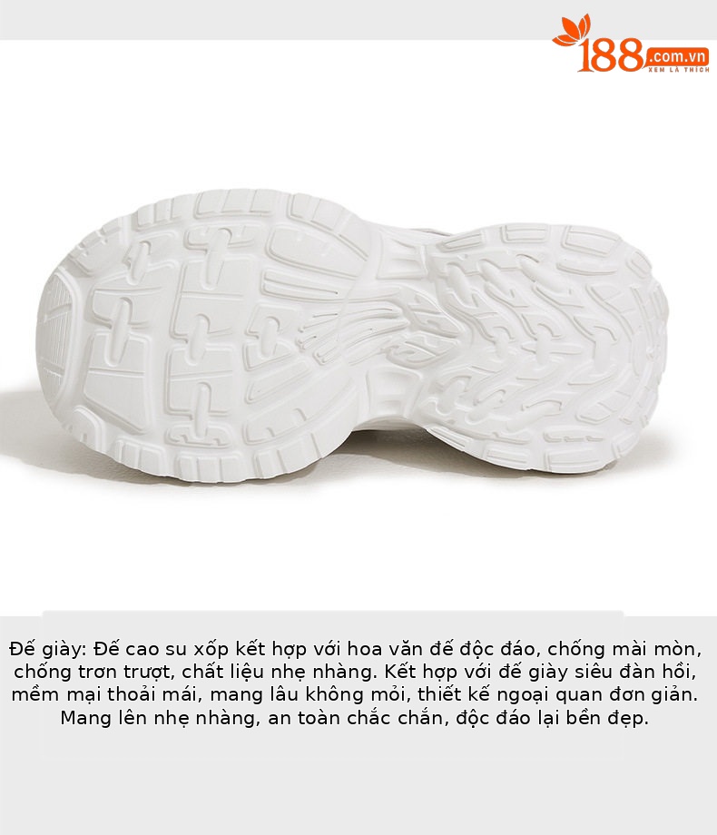 Giày Mary Jane nữ quai ngang Velcro đế xuồng cao gót 8 cm, mũi tròn hở mũi, phối đá rhinestone — Bạc, Trắng chi tiết 7