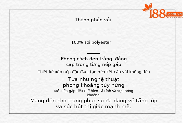 Áo thun cổ tròn nữ in họa tiết xếp ly tương phản tay ngắn mùa hè — Màu đen chi tiết 3
