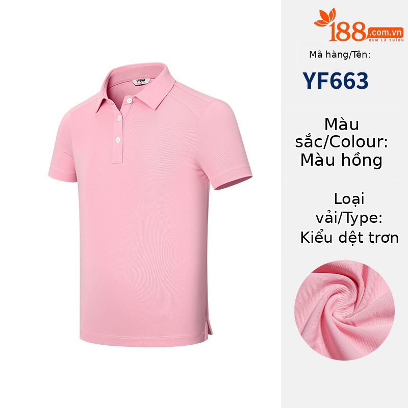 Áo phông ngắn tay golf trẻ em – đồng phục thể thao đội nhóm — YF663-bé gái màu hồng [dệt trơn], YF663-Màu xanh nước ngoài cho bé gái [dệt trơn], YF663-bé gái màu trắng [dệt trơn]