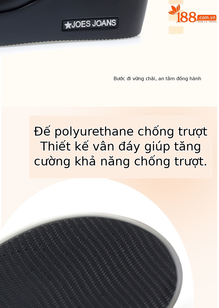 Dép lê mule nữ da thật đế xuồng dày mùa hè — màu be chi tiết 7