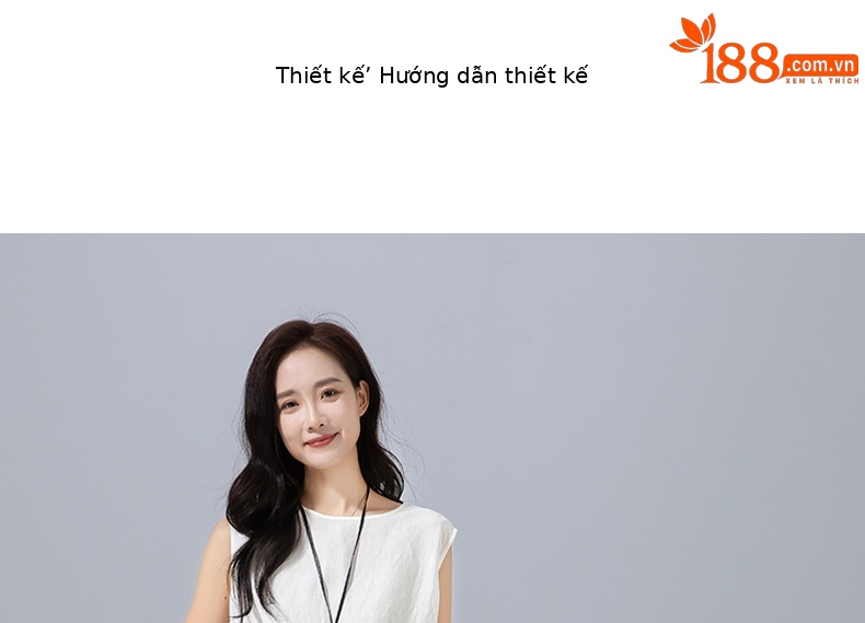 Quần culottes nữ ống rộng cạp cao kẻ sọc linen phong cách Hàn Quốc mùa hè — Caro xanh lam chi tiết 8