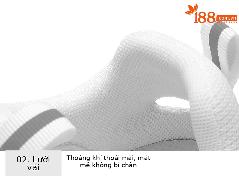 Sneaker sandal nữ da thật đế dày lưới thoáng khí mùa xuân hè 2025 — LJ 58125 mét xám, DH 58275 mẫu xuân thu xanh, LJ 58121 mẫu mùa hè trắng, LJ 58123 trắng nâu chi tiết 18