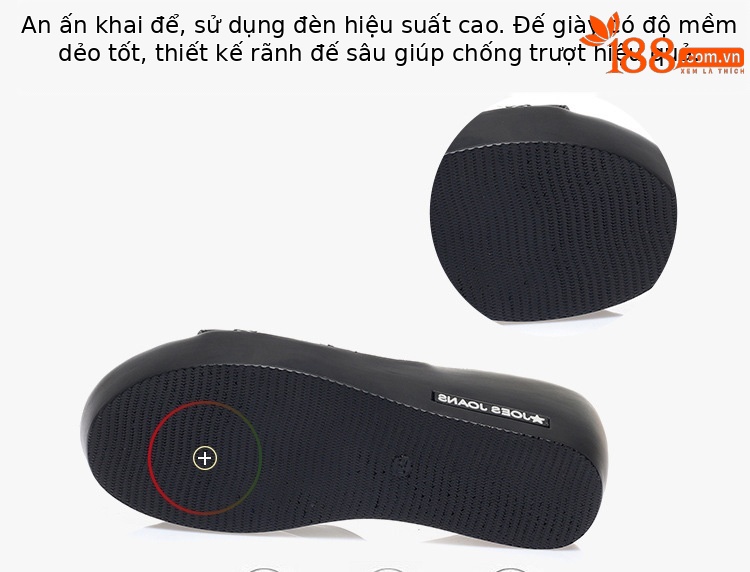 Dép lê da thật nữ quai chữ V đế xuồng phối màu mùa hè — Màu đen chi tiết 8