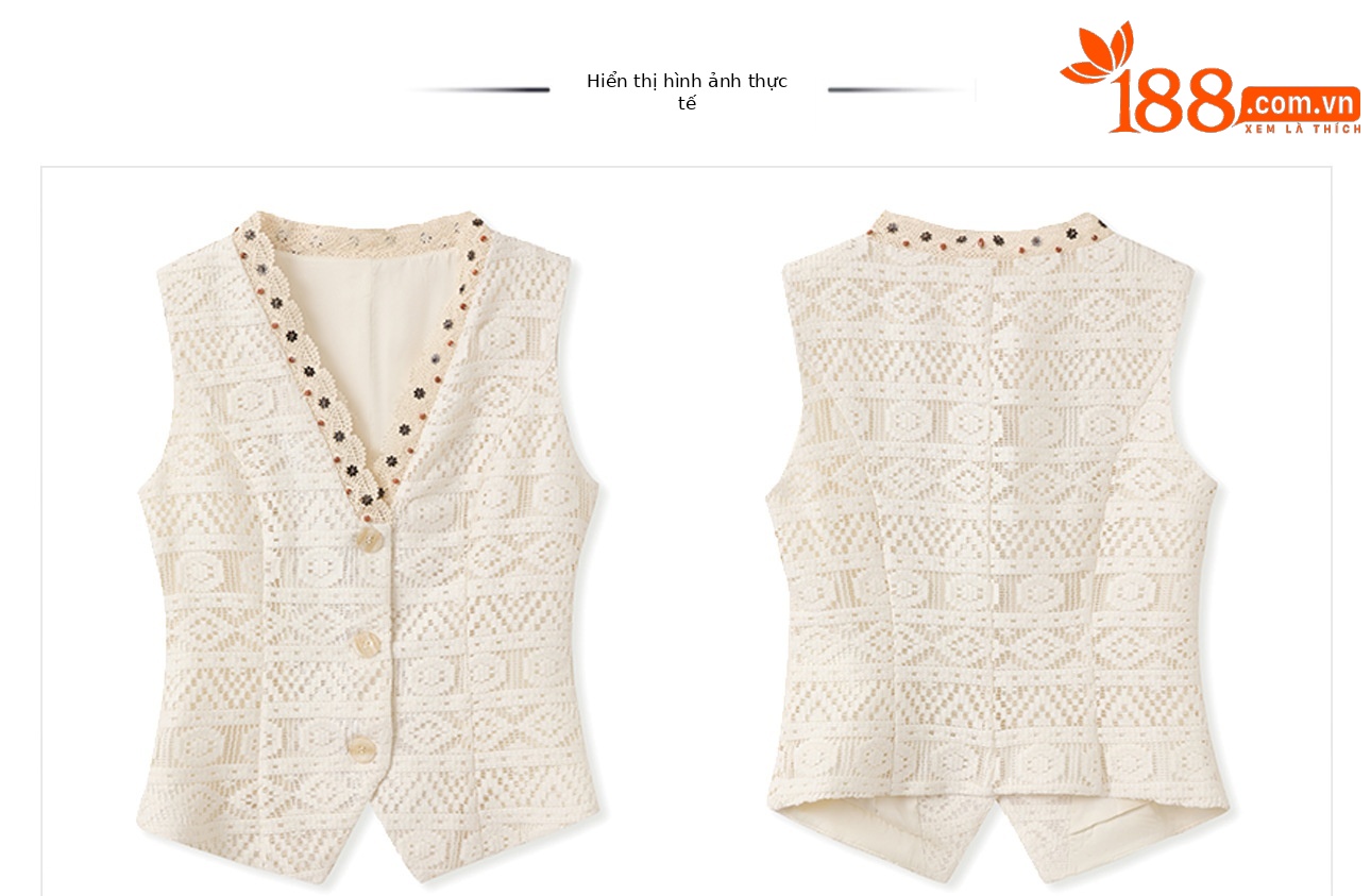 Bộ jumpsuit nữ dài tay cổ V khoét lỗ phong cách sang trọng mùa hè 2026 — Quần dài, Áo ba lỗ chi tiết 4