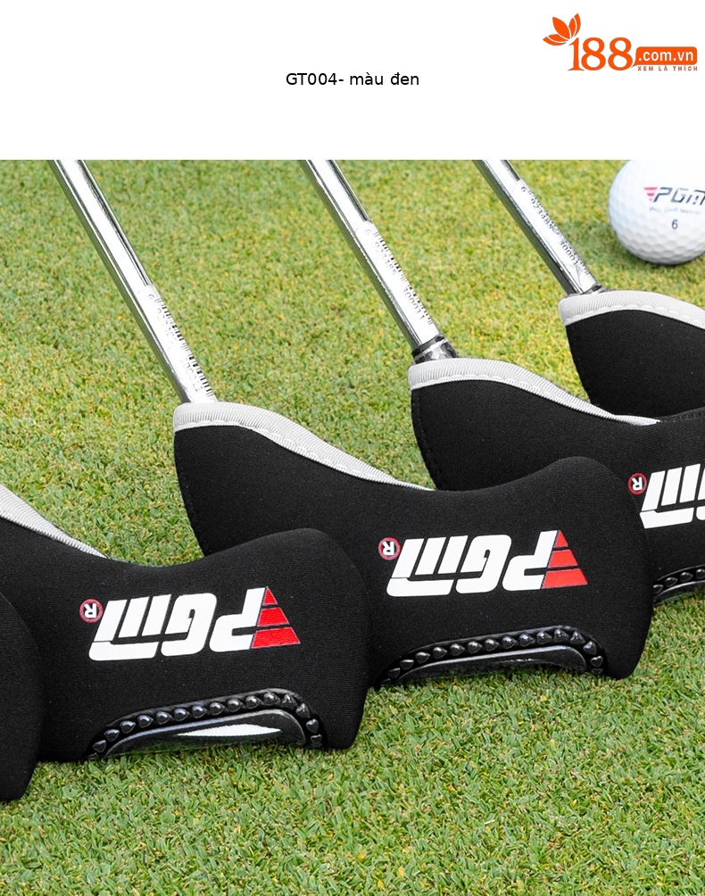 Vỏ bọc gậy golf PGM dày chống va chạm, nắp trong suốt che đầu gậy sắt — Gói 8 màu đen [Số có thể nhìn thấy trên nắp trên trong suốt/phổ biến cho thanh sắt] GT004, Đen 1 gói [Số có thể nhìn thấy trên nắp trong suốt/đa năng cho thanh sắt] GT004 chi tiết 9