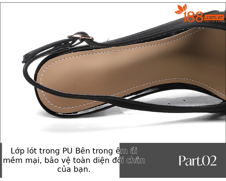 Giày sandal cao gót nữ mũi nhọn hở gót lưới thời trang xuân hè 2026 — 7117 màu mơ, 7117 màu đen chi tiết 16